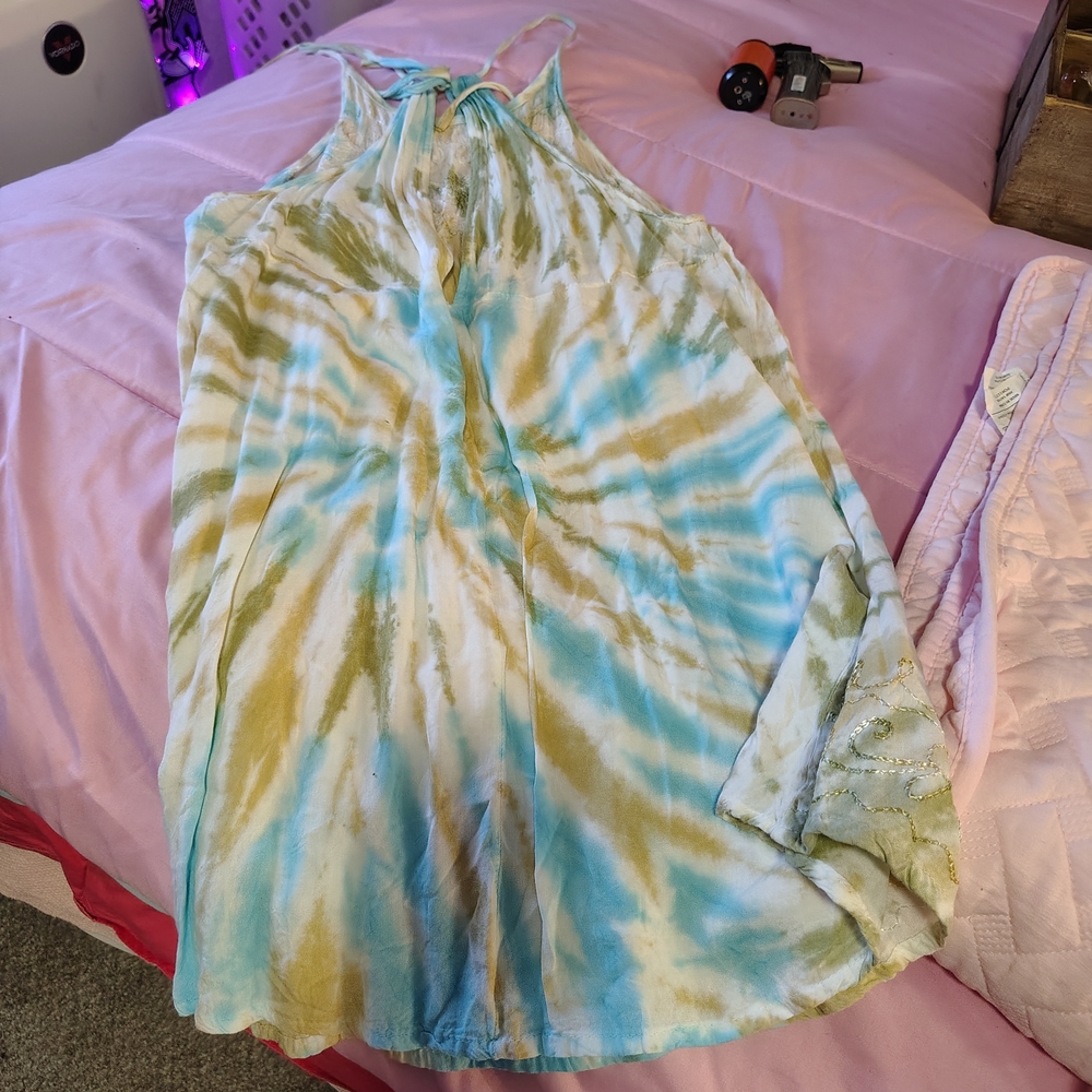 India Boutique Multicolor Tie-Dye Top